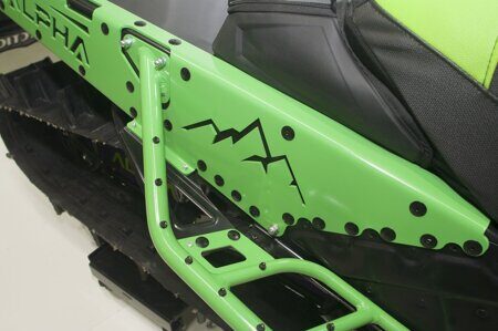 Подножки Arctic Cat М8000 (Платформа HardCore 2017-*) (Зеленый)